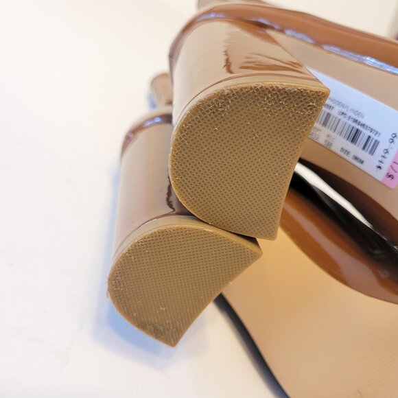 Steve Madden Lynden Patent Leather Zip Ankle Boots - Picture 10 of 13